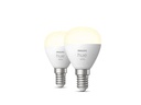 Philips Hue Leuchtmittel White, 5.7 W, E14, Luster, 2 Stück, Bluetooth