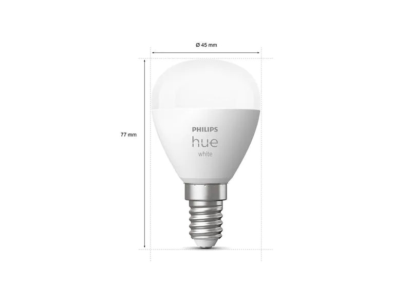 Philips Hue Leuchtmittel White, 5.7 W, E14, Luster, Bluetooth
