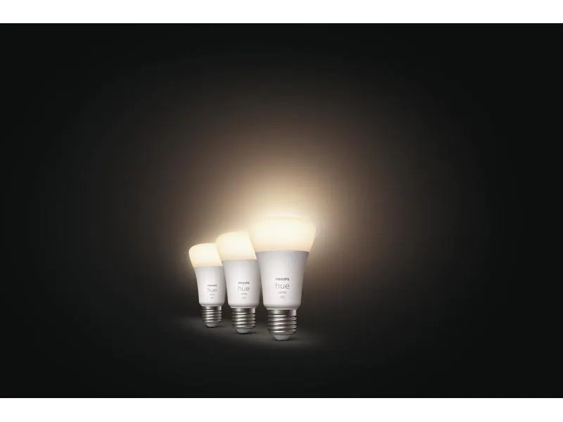 Philips Hue Leuchtmittel White, 9 W, E27, 3 Stück, Bluetooth