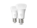 Philips Hue Leuchtmittel White, 9.5 W, E27, 2 Stück, Bluetooth