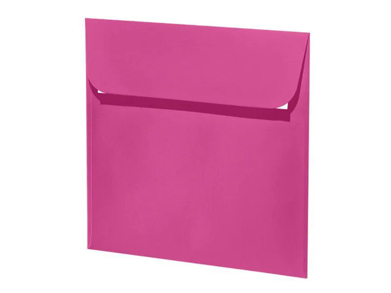 Artoz Couvert 1001, 16 x 16 cm, 5 Stück, Fuchsia