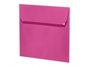 Artoz Couvert 1001, 16 x 16 cm, 5 Stück, Fuchsia