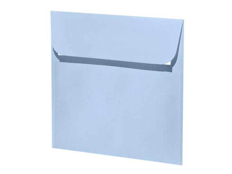 Artoz Couvert 1001, 16 x 16 cm, 5 Stück, Pastellblau