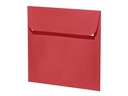 Artoz Couvert 1001, 16 x 16 cm, 5 Stück, Rot