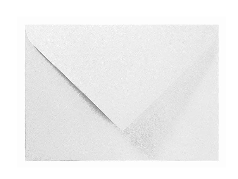 Artoz Couvert Perle B6, 5 Stück, Weiss