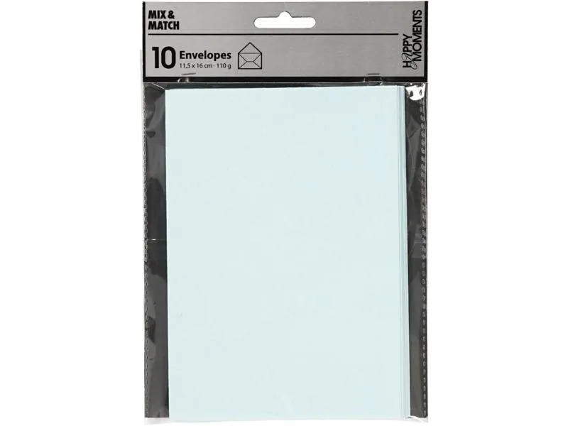 Creativ Company Couvert 11.5 x 16 cm Hellblau
