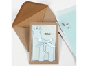 Creativ Company Couvert 11.5 x 16 cm Hellblau