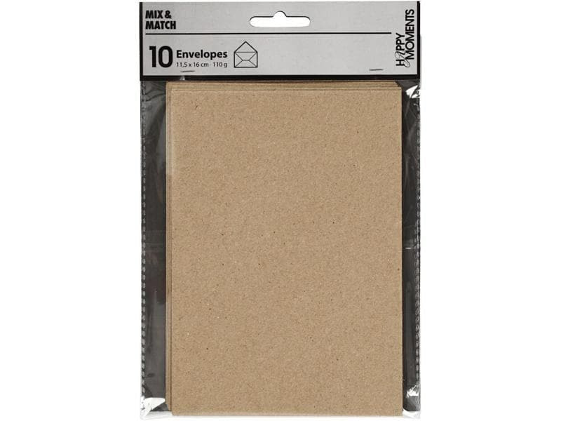 Creativ Company Couvert 11.5 x 16 cm Natur