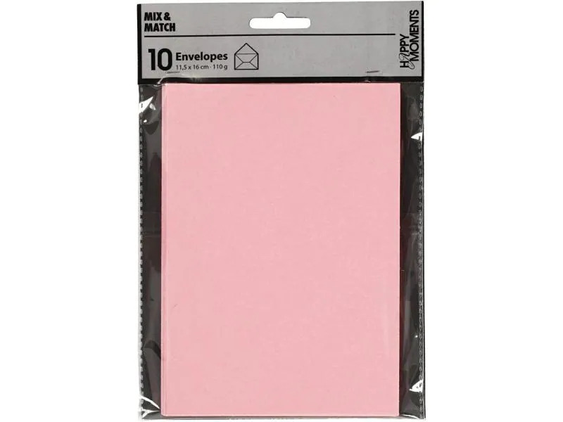 Creativ Company Couvert 11.5 x 16 cm Rosa