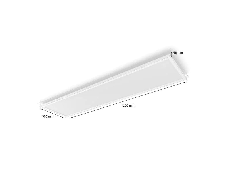 Philips Hue Panelleuchte White &amp; Color Ambiance, Surimu, 120 x 30 cm