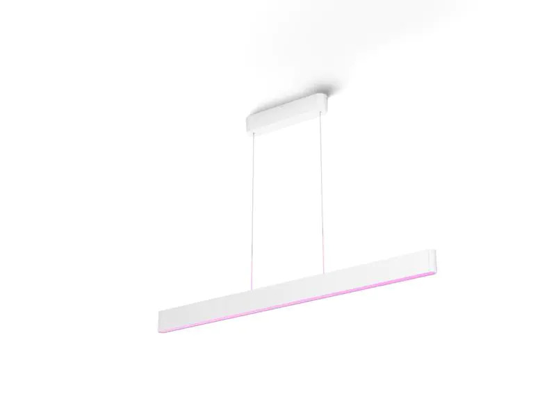 Philips Hue Pendelleuchte White &amp; Color Ambiance, Ensis, Weiss, BT