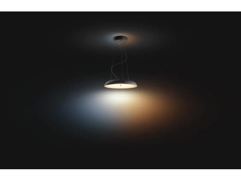 Philips Hue Pendelleuchte White Ambiance Amaze, Schwarz, Bluetooth
