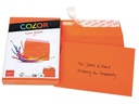 ELCO Couvert Color C6, Ohne Fenster, 25 Stück, Orange