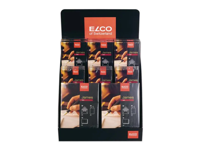 ELCO Couvert James Velin C6 ohne Fenster, 20 Stück