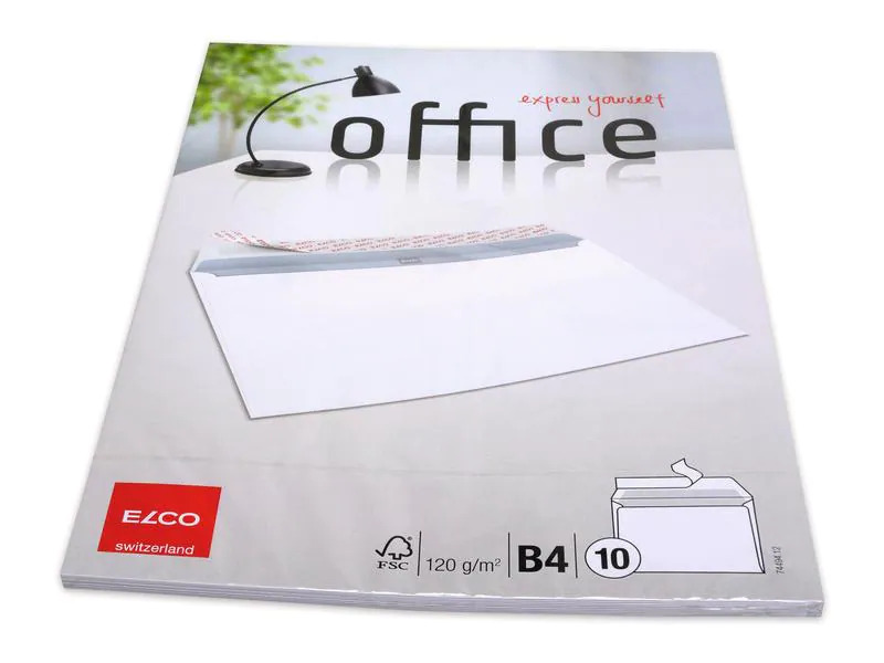 ELCO Couvert Office B4 ohne Fenster, 10 Stück