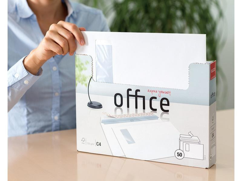 ELCO Couvert Office Box C4 mit Fenster rechts, 50 Stück