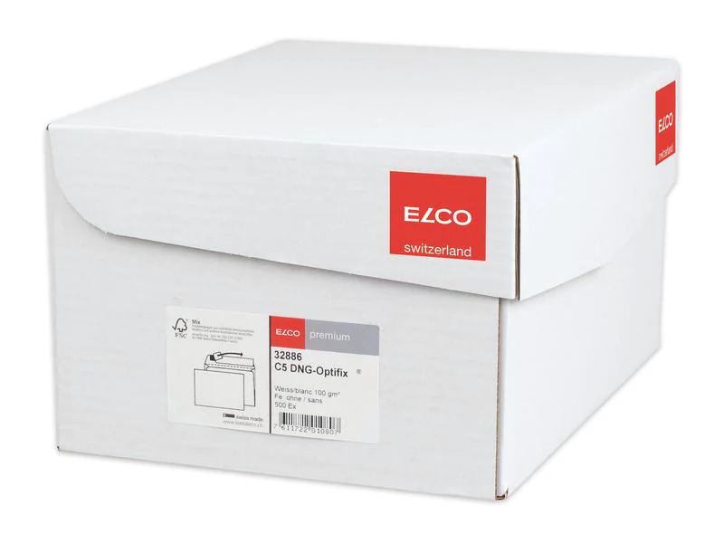 ELCO Couvert Premium C5 ohne Fenster, 500 Stück