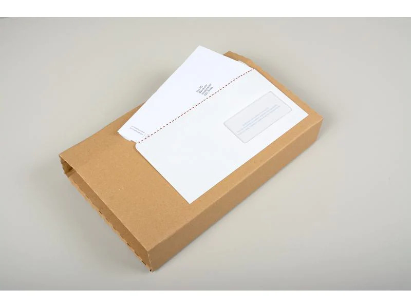ELCO Dokumententasche aus Papier C5/6 Fenster rechts, 250 Stück