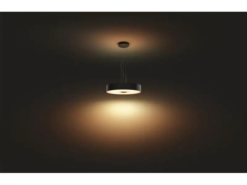Philips Hue Pendelleuchte White Ambiance Fair, Schwarz, Bluetooth