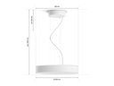 Philips Hue Pendelleuchte White Ambiance, Enrave, Weiss, Bluetooth