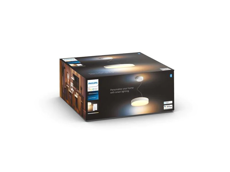 Philips Hue Pendelleuchte White Ambiance, Enrave, Weiss, Bluetooth
