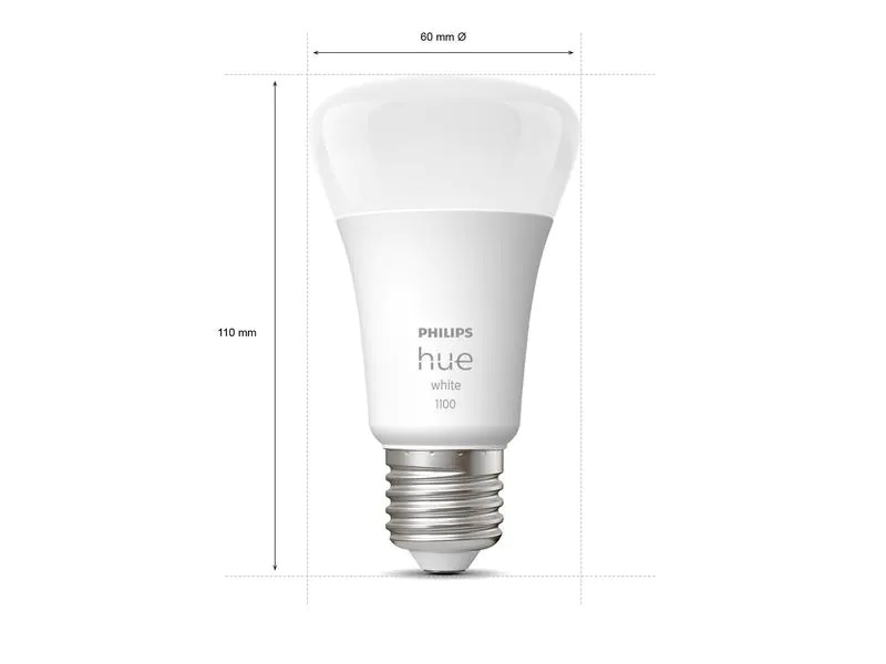 Philips Hue Starterset White Ambiance, 2 x E27, 75 W