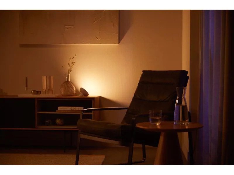 Philips Hue Tischleuchte Bloom Bluetooth, schwarz