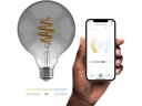 hombli Leuchtmittel Smart Filament Bulb, E27, 5.5 W, Smokey, Globe