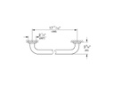 GROHE Wannengriff Essentials 50 cm, Chrom