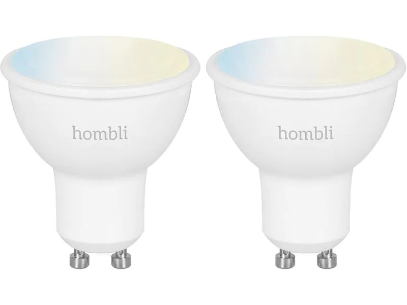 hombli Leuchtmittel Smart Spot, GU10, 4.5 W, CCT, 1+1 Pack