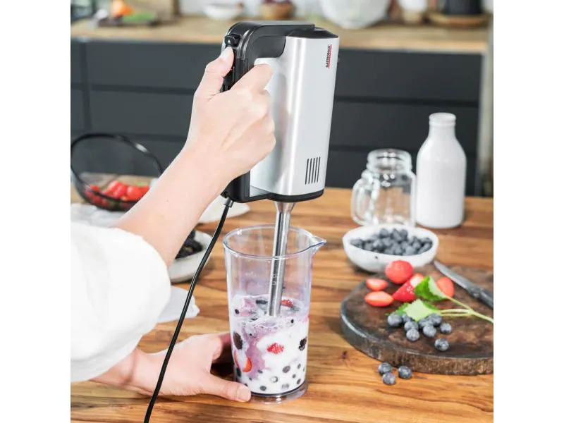 Gastroback Handmixer Design Handmixer Pro Silber/Schwarz