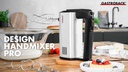 Gastroback Handmixer Design Handmixer Pro Silber/Schwarz