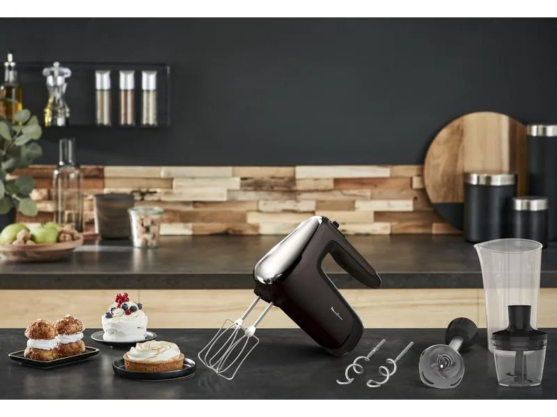 Moulinex Handmixer Powermix Silence Dunkelbraun