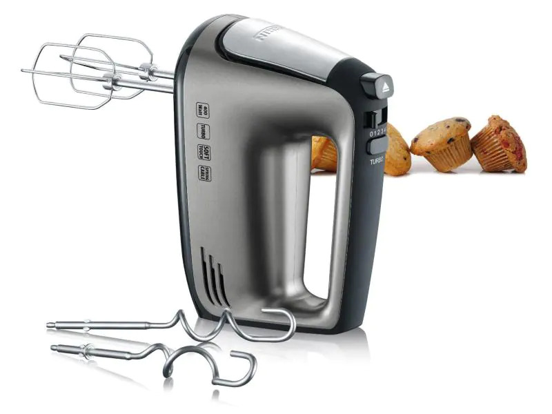 Severin Handmixer HM 3832 Grau/Schwarz