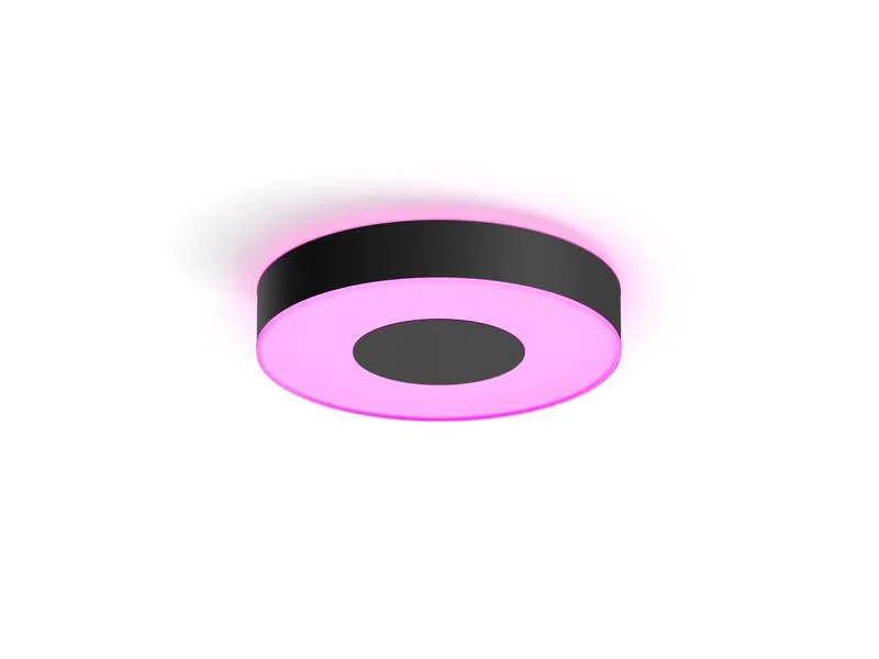Philips Hue Deckenleuchte White &amp; Color Ambiance, Infuse M, Schwarz, BT