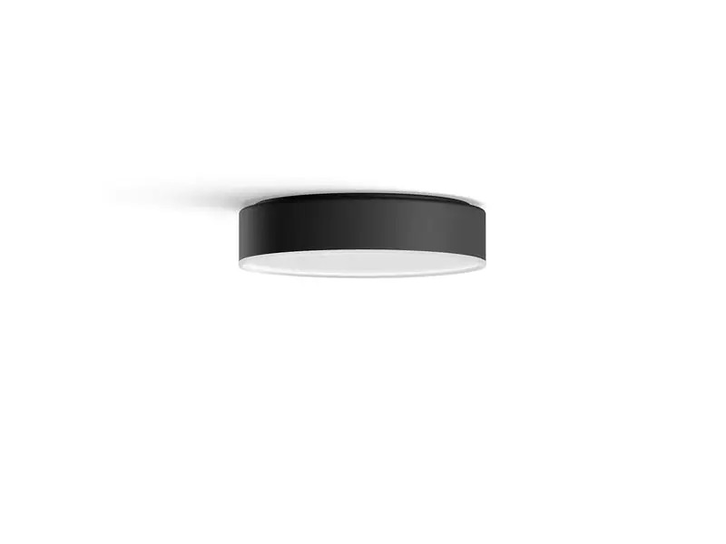 Philips Hue Deckenleuchte White Ambiance, Enrave S, Schwarz, Bluetooth