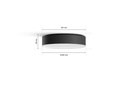 Philips Hue Deckenleuchte White Ambiance, Enrave S, Schwarz, Bluetooth