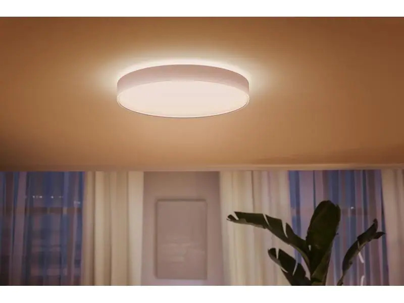 Philips Hue Deckenleuchte White Ambiance, Enrave XL, Weiss, Bluetooth