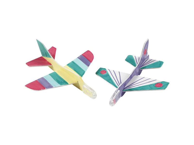 Creativ Company Bastelset Flugzeug, 3 Stück