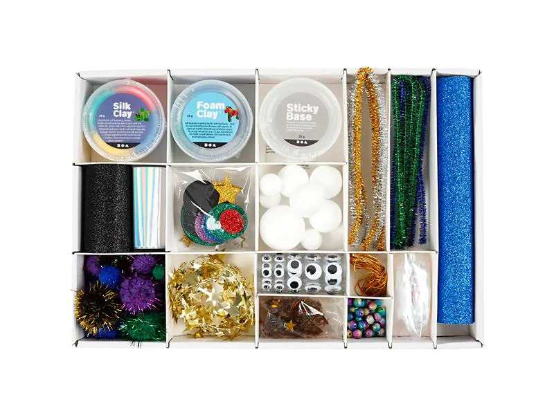Creativ Company Bastelset Kreativbox Weltraum 16-teilig