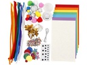 Creativ Company Bastelset Mix Regenbogen 10-teilig