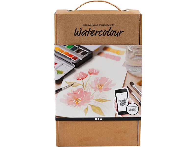 Creativ Company Malset Lernset Aquarellmalerei 7-teilig