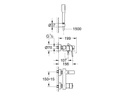 GROHE Badewannenarmatur Concetto 1/2, Chrom, mit Handbrause