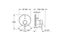 GROHE Badewannenarmatur Essence 46 mm, Chrom