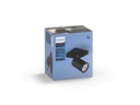 Philips Aufbauspot Kosipo, GU10, max. 5.5 W, Schwarz