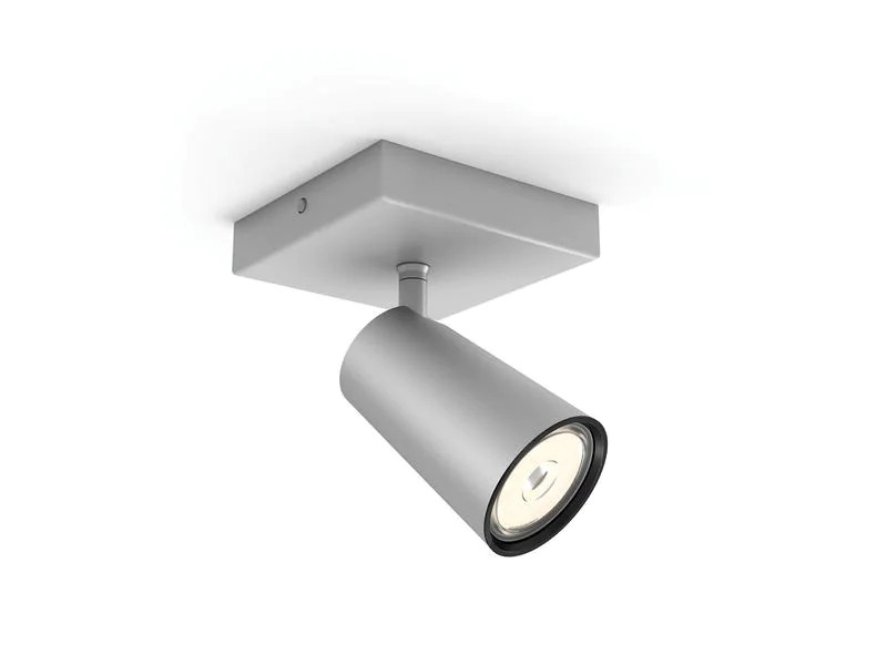 Philips Aufbauspot Paisley, GU10, 5.5 W, Silber