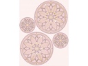 URSUS Bastelset Traumfänger, Rose/Gold, 2 Stück