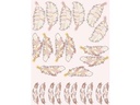 URSUS Bastelset Traumfänger, Rose/Gold, 2 Stück
