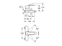 GROHE Badewannenarmatur Eurostyle Cosmopolitan 3/4, Chrom