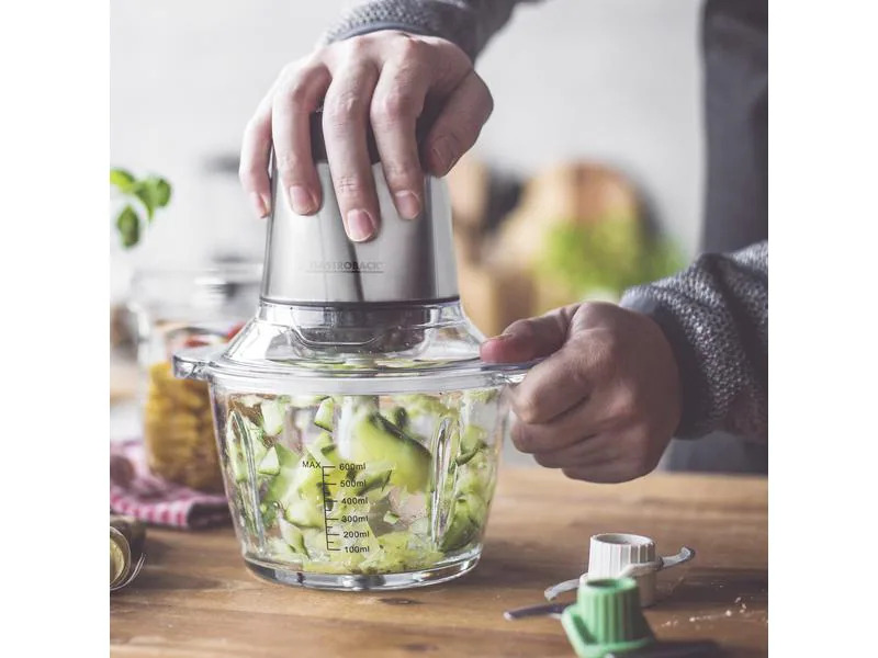 Gastroback Zerkleinerer Mini Chopper Plus Silber